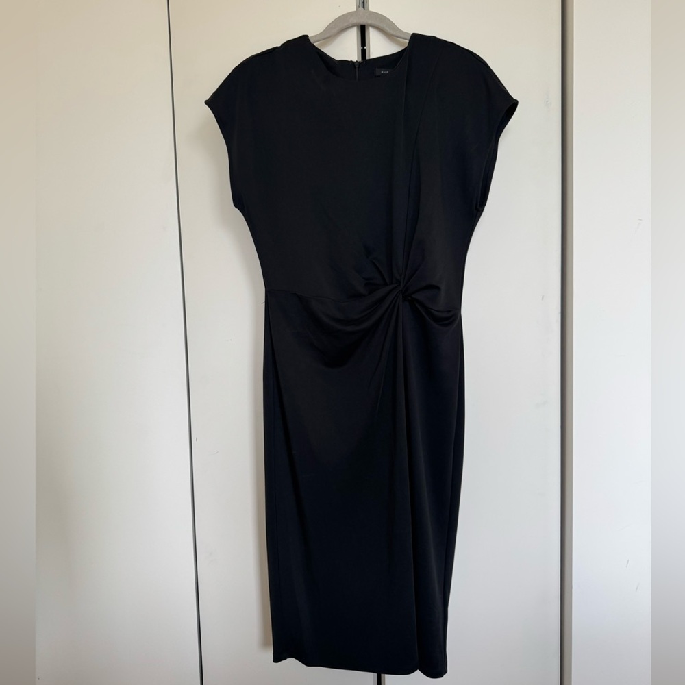 Halogen Black Sheath Dress Cap Sleeve